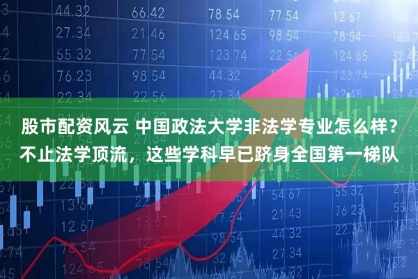 股市配资风云 中国政法大学非法学专业怎么样？不止法学顶流，这些学科早已跻身全国第一梯队